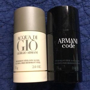 Two full size deodorant